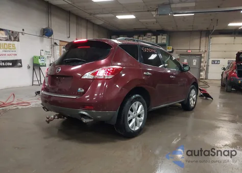 2012 Nissan Murano Sl z USA, uszkodzony, nr VIN JN8AZ1MW5CW208069